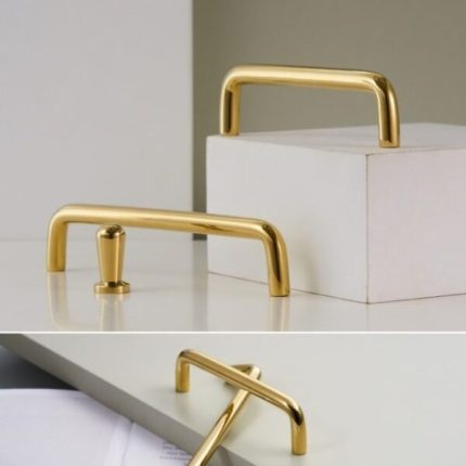 Tay nắm tủ quần áo vàng đồng kiểu Ý L1059