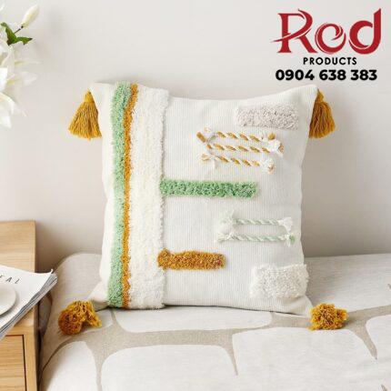 Vỏ gối tựa lưng cao cấp trang trí sofa PCH0991