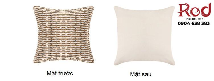 Áo gối tựa lưng jacquard họa tiết thủ công PCH7718 5