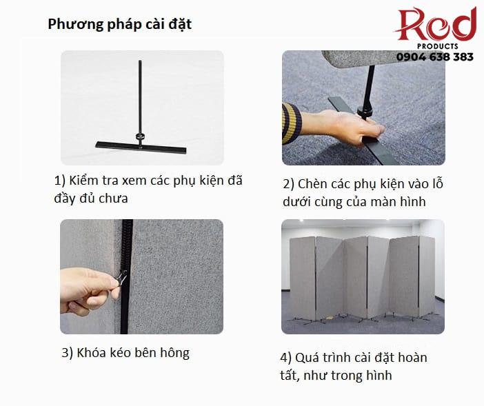 Bảng hấp thụ âm thanh văn phòng di dộng SRB6055 14