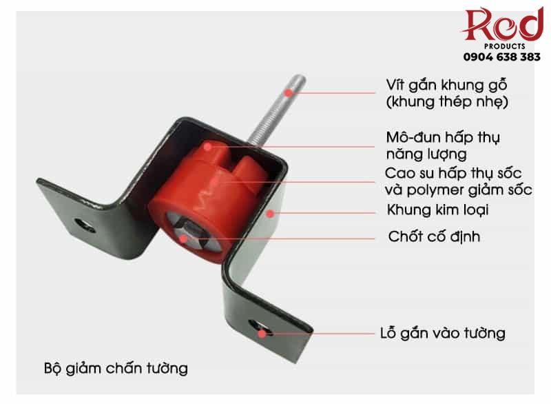 Phụ kiện giảm chấn lò xo lắp đặt tấm tiêu âm GH005 7