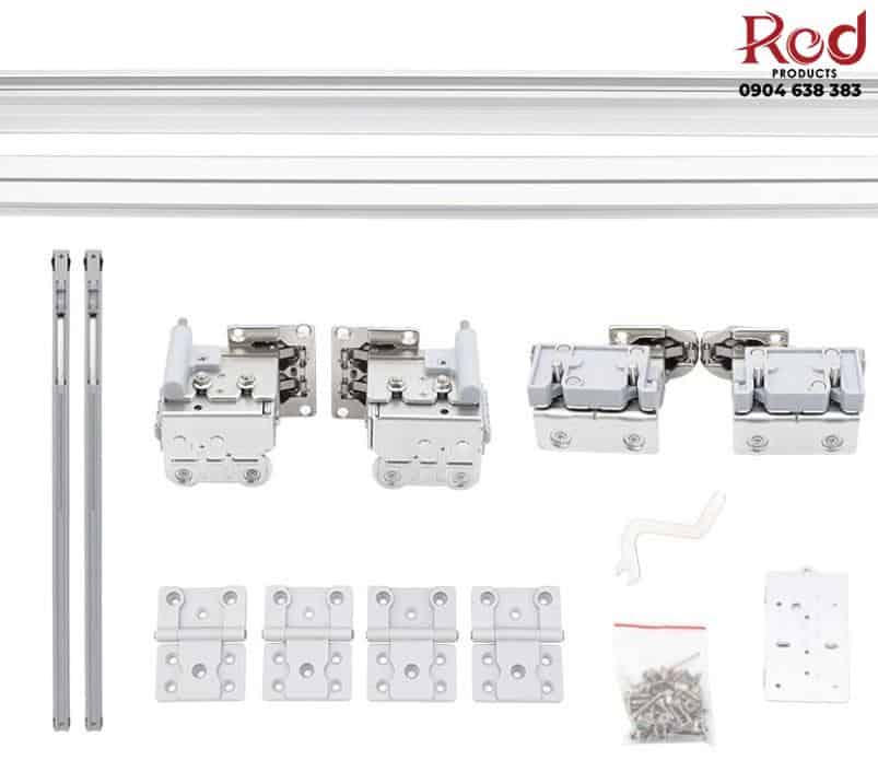 Bộ phụ kiện ray trượt cửa lùa cánh gấp YG202 4