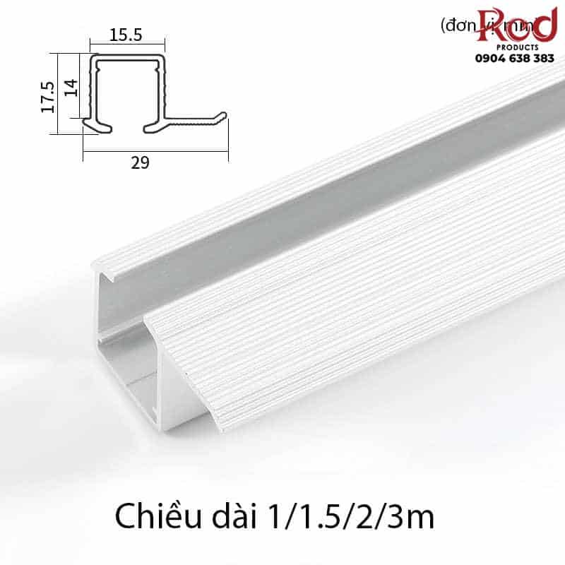 Bộ ray trượt đơn cửa kính dày 5mm CG181 6