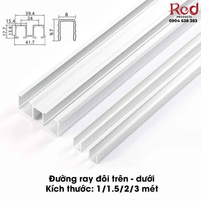 Bộ ray trượt cửa lùa gỗ CG184 11