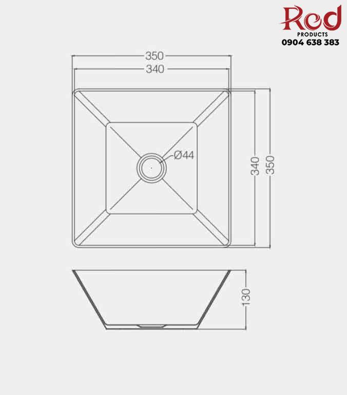 Bộ vòi lavabo nóng lạnh bằng inox SX2354 11