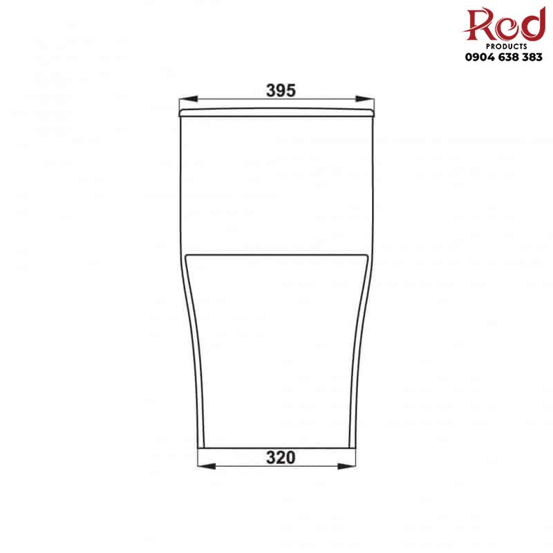 Bồn cầu 1 khối tựa lựng cao cấp Sapporo Hafele 588.79.409 5