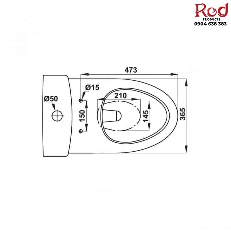 Bồn cầu 1 khối tựa lựng cao cấp Sapporo Hafele 588.79.409 6