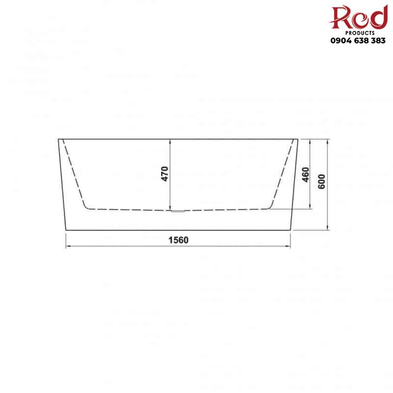 Bồn tắm Nagoya hình bầu dục 1700 Hafele 588.99.620 11