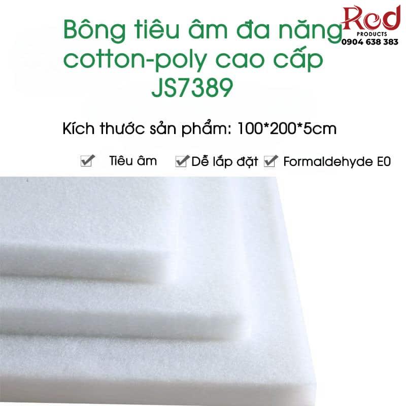 Bông tiêu âm đa năng cotton-poly cao cấp JS7389 11