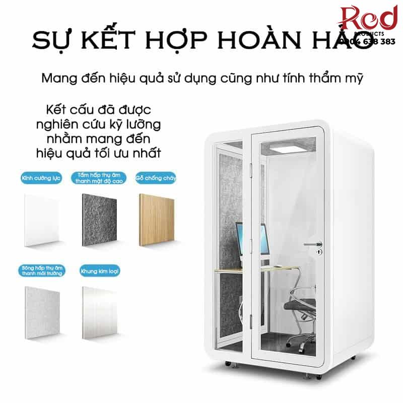 Booth cách âm cho văn phòng chia sẻ FLS.BLF01 5