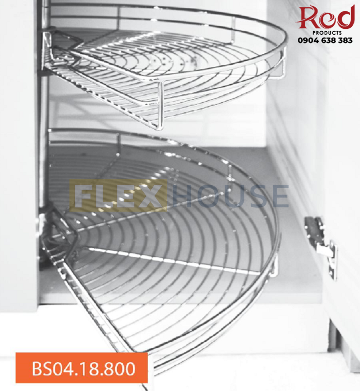 Giá xoay inox nan 1/2 Garis BS04.18.800 2