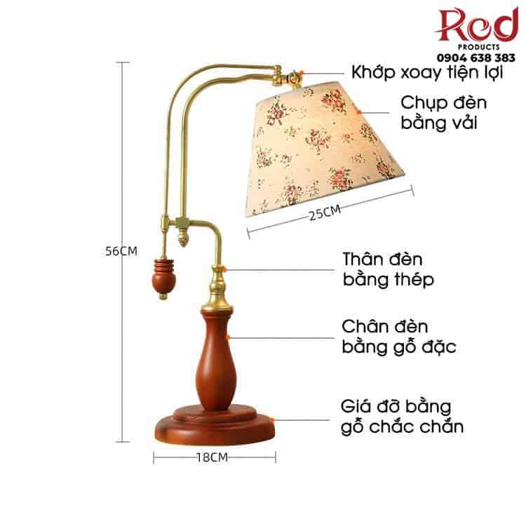 Đèn để bàn kiểu dáng cổ điển tiện lợi giản đơn JYJ116 15