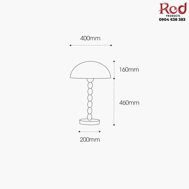 Đèn để bàn thân gỗ phòng ngủ tối giản DTD7047 8