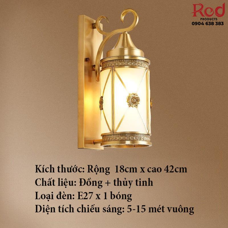 Đèn đồng treo tường cổ điển phong cách Châu Âu B1060 13