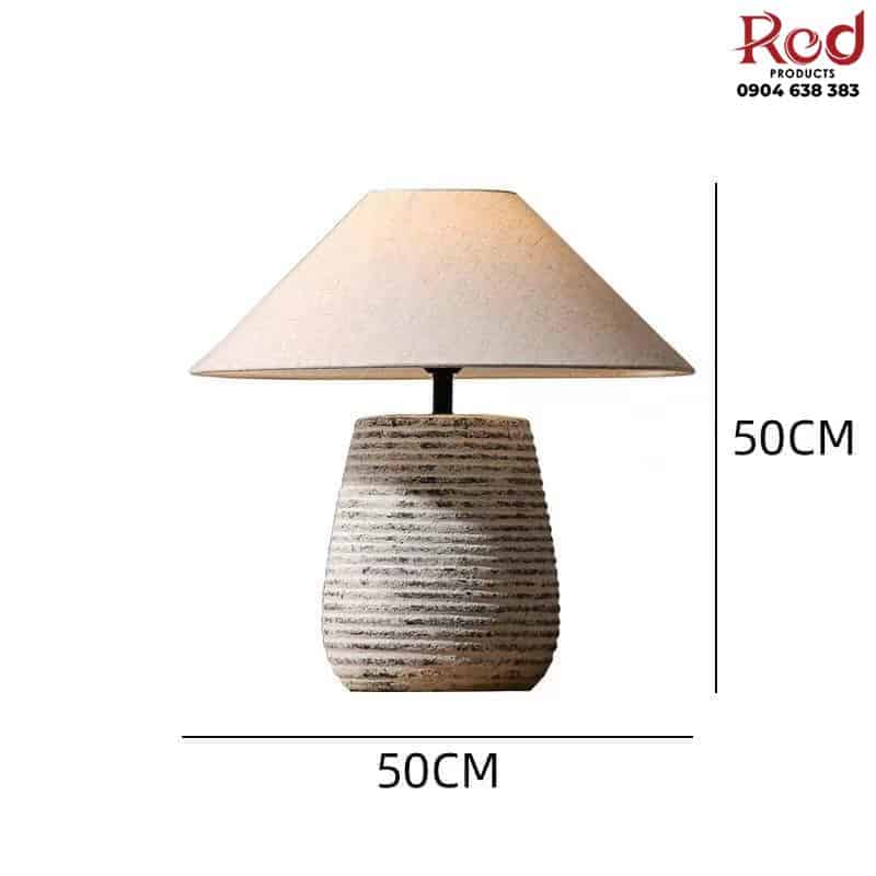 Đèn gốm sọc vỏ sò để bàn phòng khách KLS3164 6