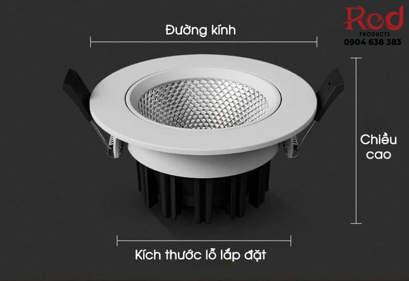 Đèn LED âm trần COB hiện đại tối giản FD2468 10