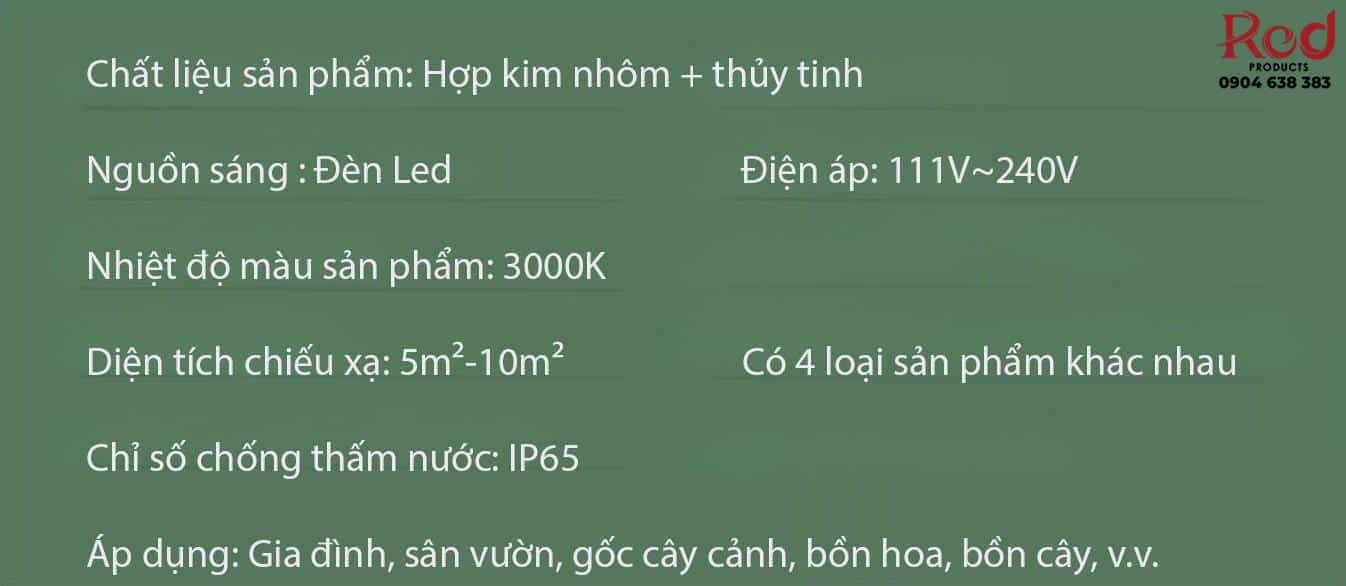 Đèn led chiếu sáng cảnh quan sân vườn C2218 15