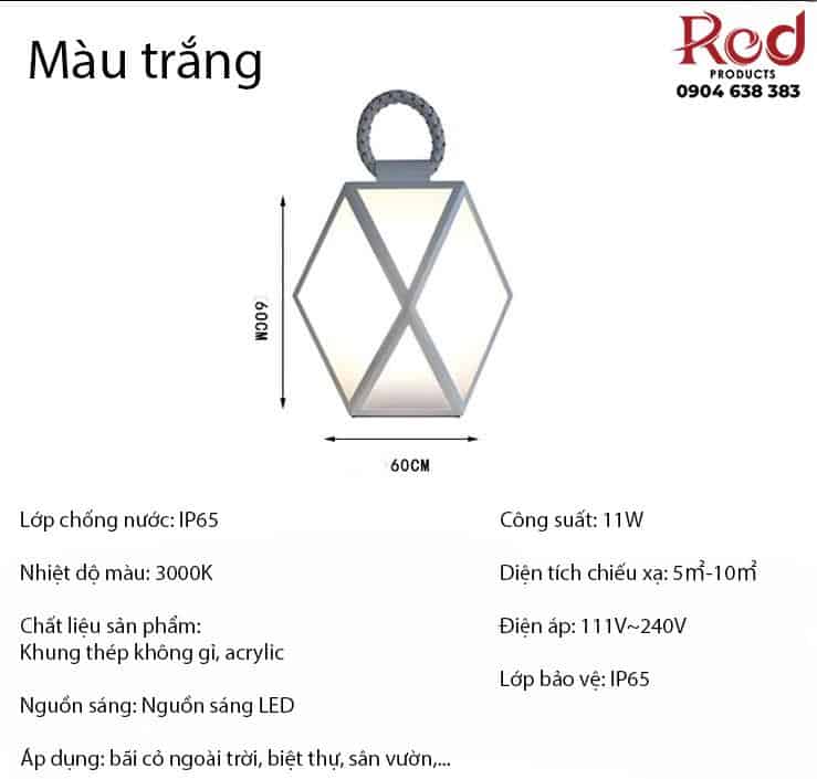 Đèn LED di động chiếu sáng sân vườn KE0034 13