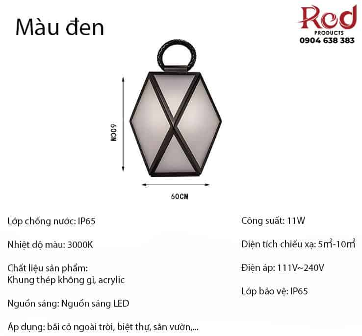 Đèn LED di động chiếu sáng sân vườn KE0034 14