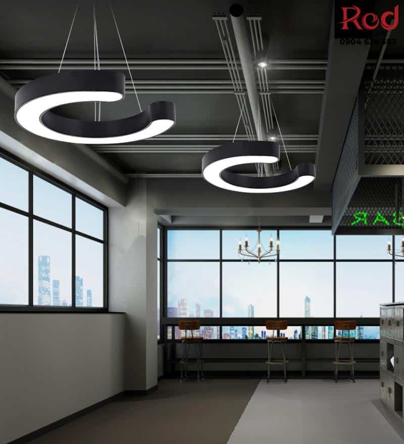 Đèn LED thả trần trang trí showroom hình chữ C ZSL2001 9