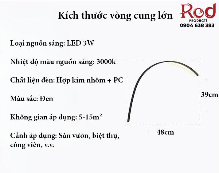 Đèn led vòng cung trang trí hồ bơi công viên C3072 12