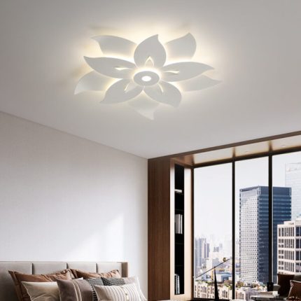 Đèn ốp trần hoa cánh kép hiện đại YJ2697