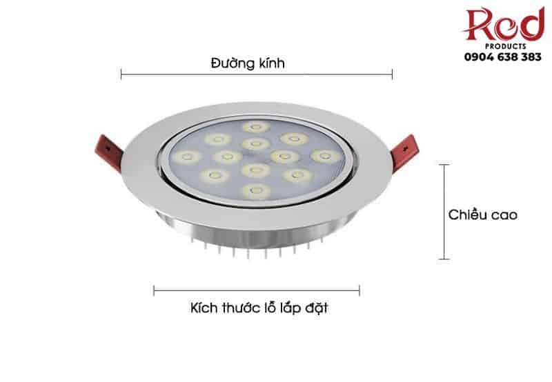 Đèn Spotlight âm trần chỉnh góc 30 độ FD4773 15