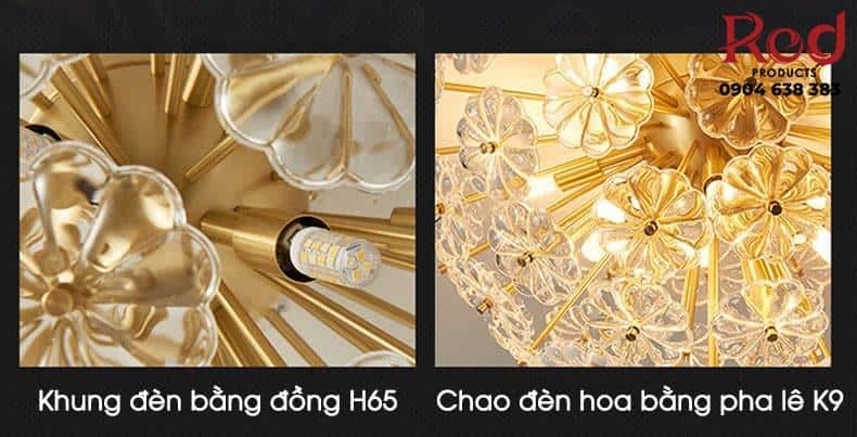 Đèn trần phòng khách kiểu dáng bồ công anh ZH8434 17