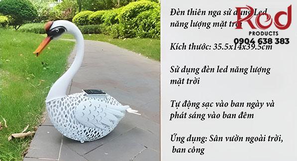 Đèn trang trí sân vườn mô hình thiên nga YT7167 13