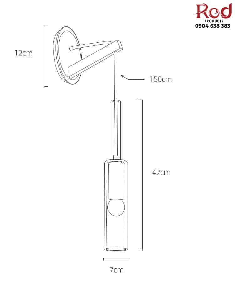 Đèn treo tường phong cách tối giản thanh lịch ZH4683 19