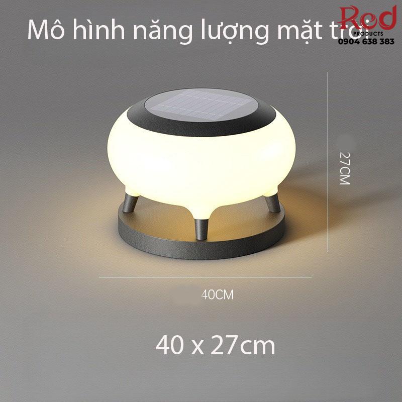 Đèn trụ cổng năng lượng mặt trời độc đáo HK070 12