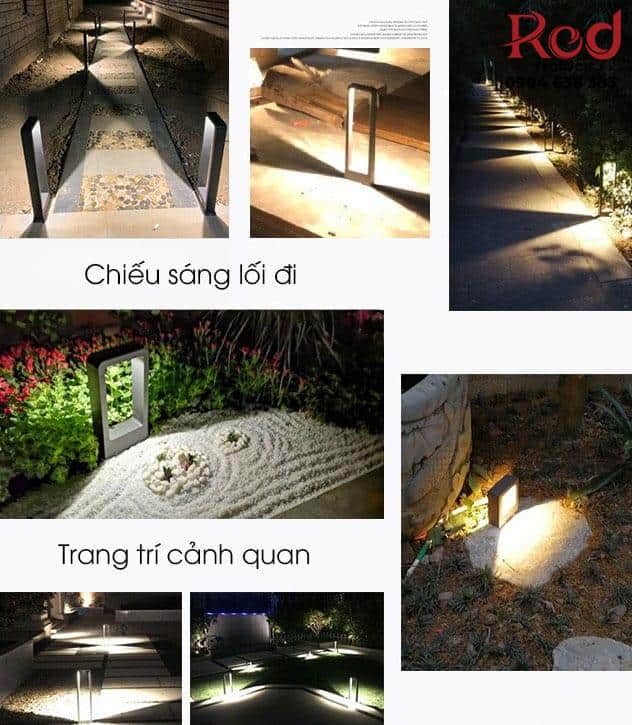 Đèn trụ hắt sáng cảnh quan sân vườn VC0934 6