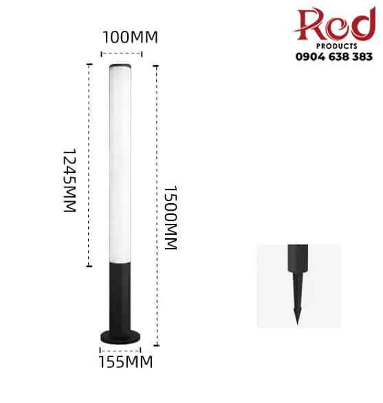 Đèn trụ sân vườn năng lượng mặt trời KE1901 14
