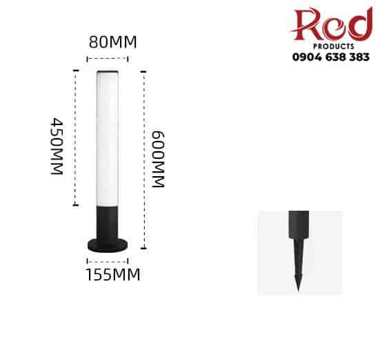 Đèn trụ sân vườn năng lượng mặt trời KE1901 13