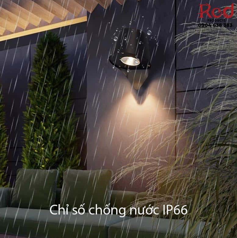 Đèn hắt tường khung tròn chiếu sáng ngoại thất YL8066 9