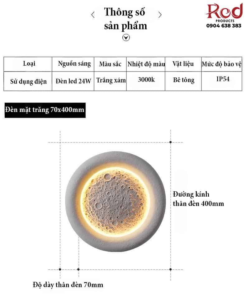 Đèn giả đá ốp tường trang trí sân vườn ZQ7132 18