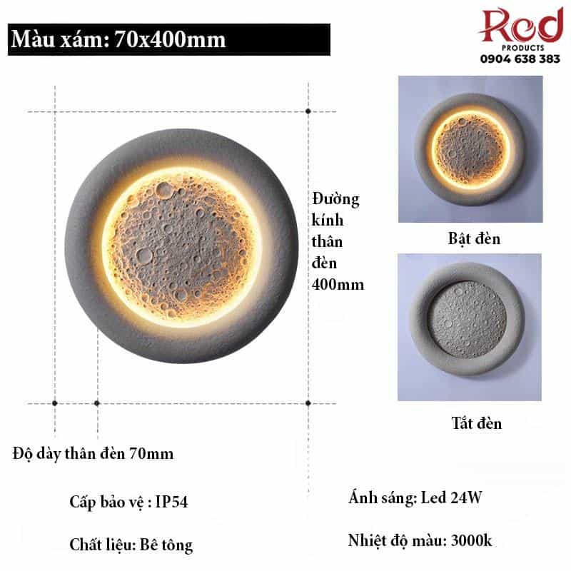 Đèn giả đá ốp tường trang trí sân vườn ZQ7132 19