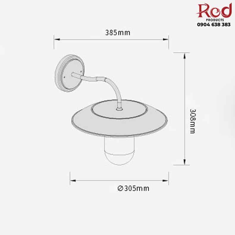 Đèn tường năng lượng mặt trời cổ điển UME715 19