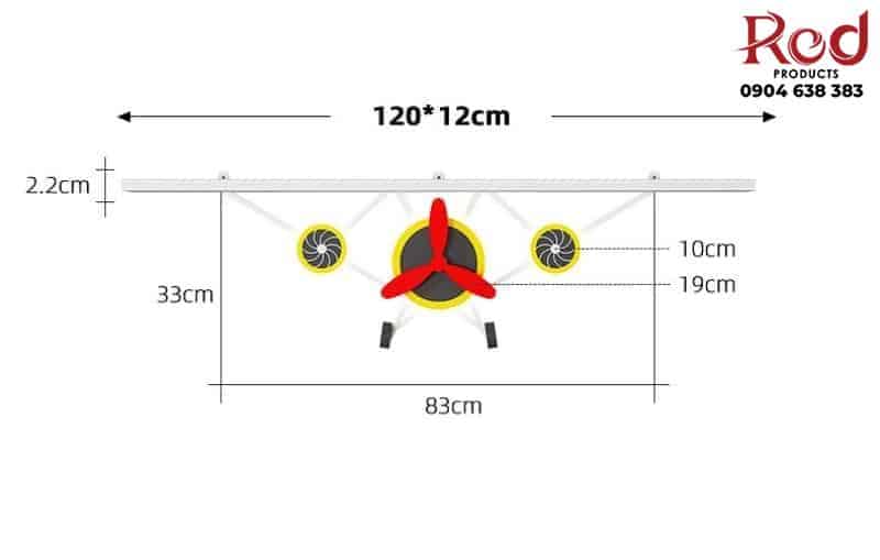 Đèn tường phòng trẻ máy bay sáng tạo DG6089 9