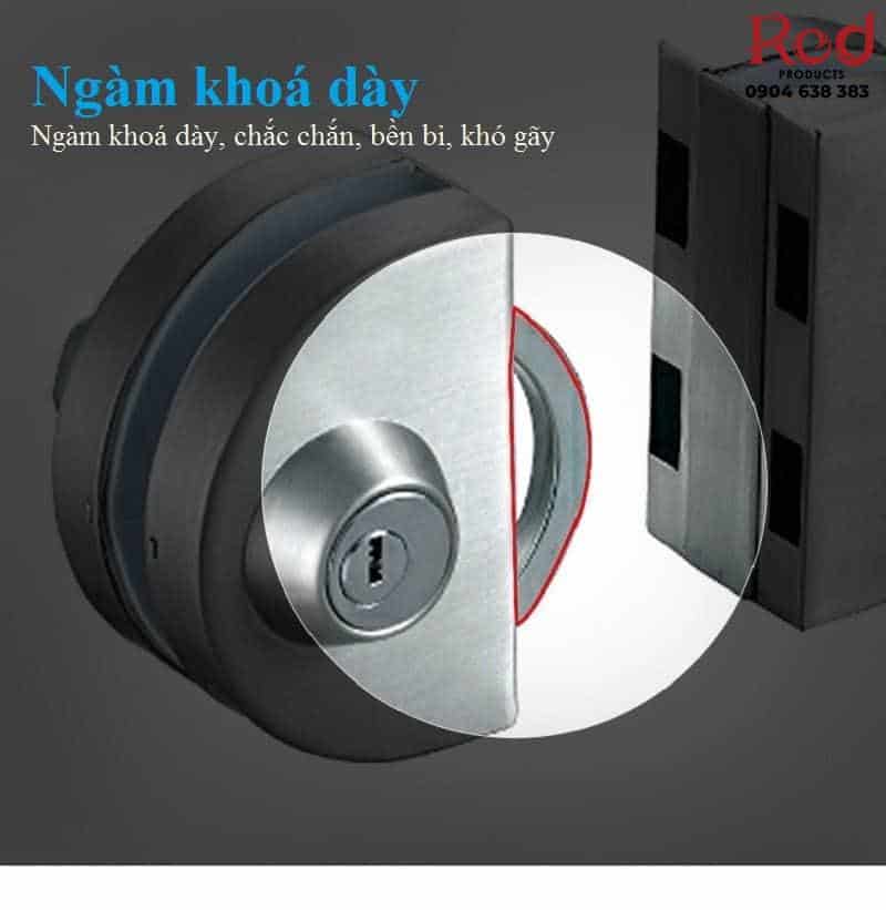 Khóa cửa lùa kính cường lực 2 cánh DFL-G007A