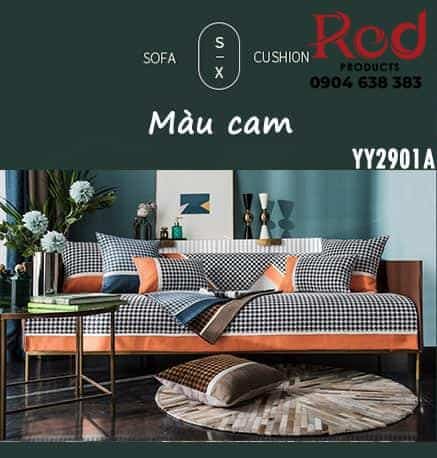 Drap bọc ghế sofa Chenille kẻ sọc YY2901A 14