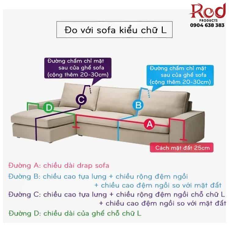 Drap bọc ghế sofa Chenille trơn viền ren YY1502 21