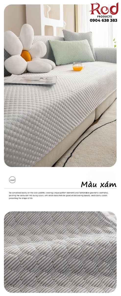 Drap bọc ghế sofa lụa mát phong cách Bắc Âu YY2002 13