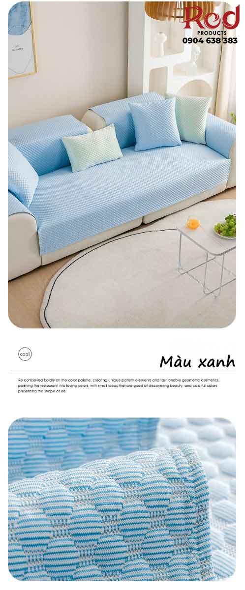 Drap bọc ghế sofa lụa mát phong cách Bắc Âu YY2002 15