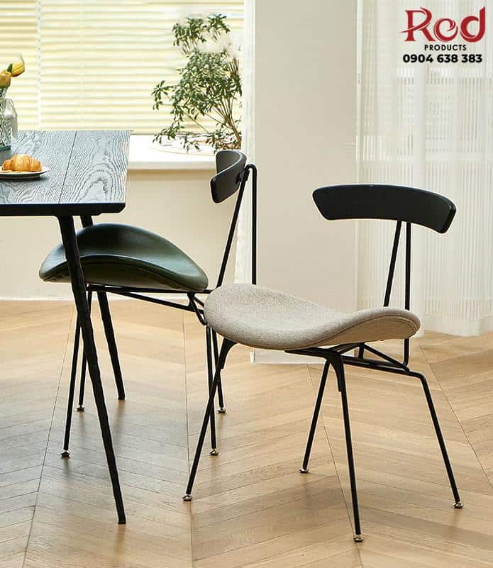 Ghế ăn Ant Chair lưng gỗ chân sắt nghệ thuật RB105 10