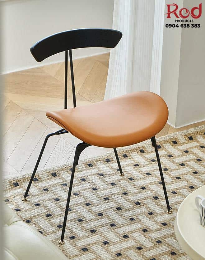 Ghế ăn Ant Chair lưng gỗ chân sắt nghệ thuật RB105 5