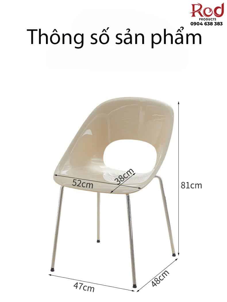 Ghế ăn nghệ thuật Orbit Chair kiểu Ý TH886 11