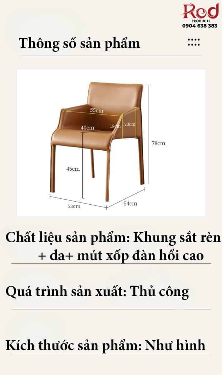 Ghế ăn phong cách Bắc Âu sang trọng FB8610 13