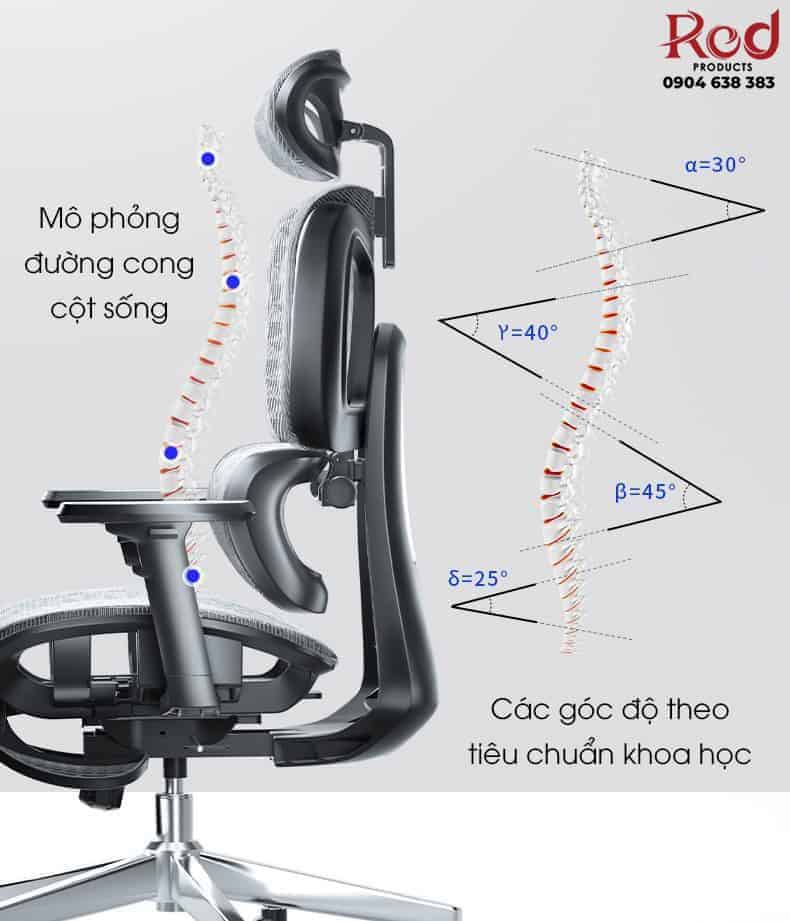 Ghế công thái học Ergonomic lưng lưới ZA569 6