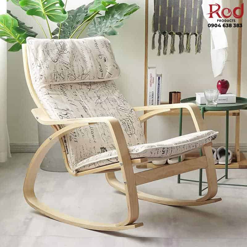 Ghế đọc sách thư giãn Poang Rocking Chair DH3019 5